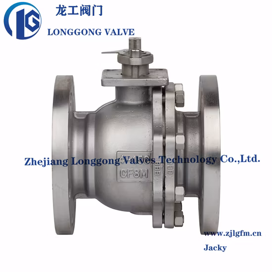 1PC 본체 클래스 150/300 플랜지 볼 밸브